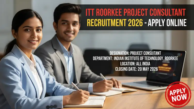 IIT Roorkee Project Consultant recruitment