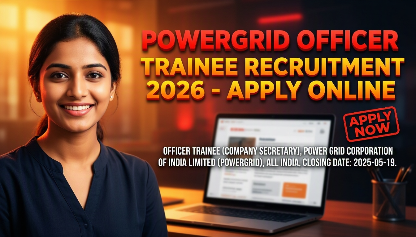 POWERGRID Officer Trainee (Company Secretary) Recruitment 2026
