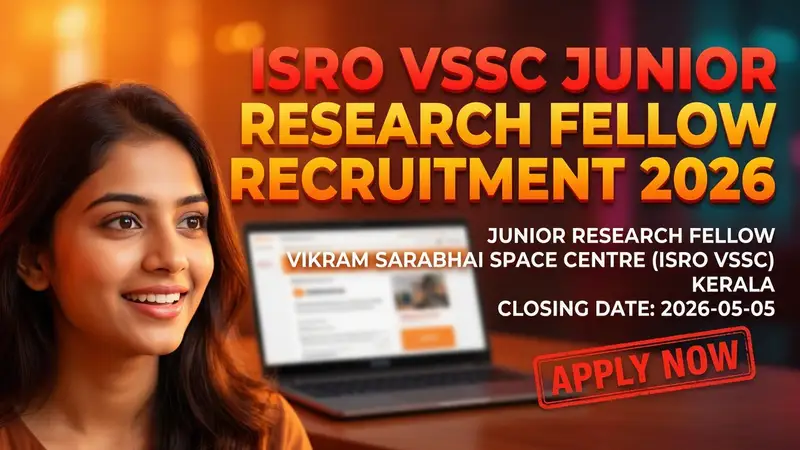 ISRO VSSC Junior Research Fellow recruitment