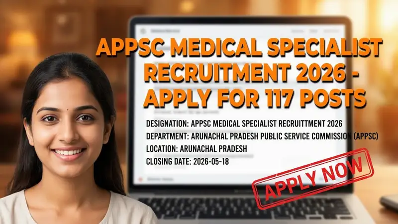 APPSC Medical Specialist Recruitment 2026