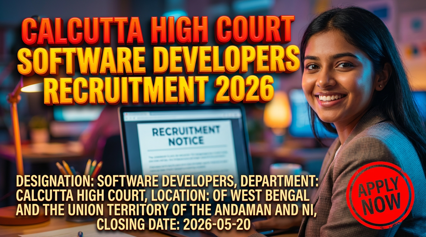 Calcutta High Court Software Developers recruitment