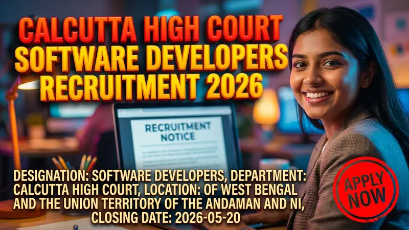 Calcutta High Court Software Developers recruitment