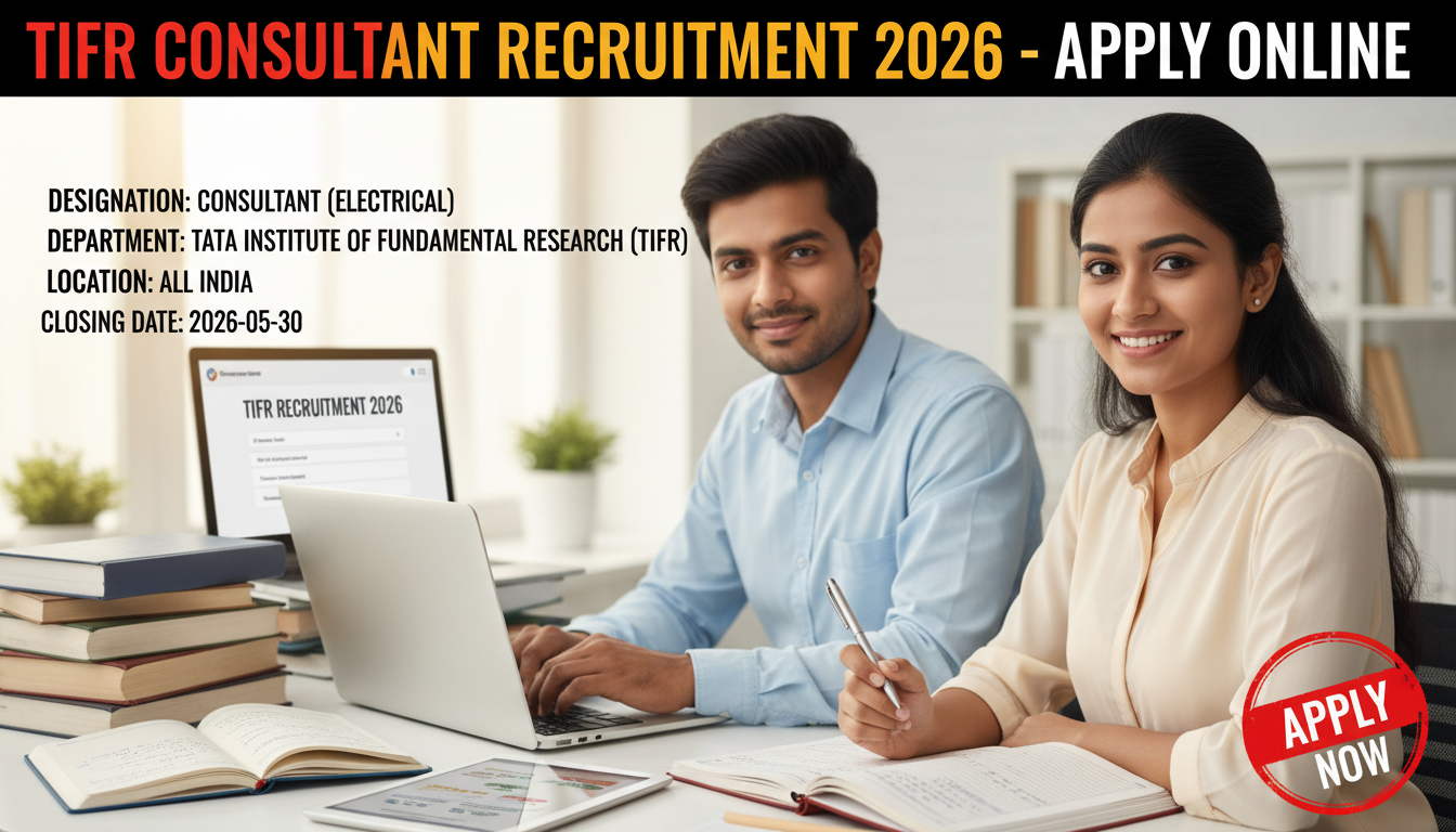 Tata Institute of Fundamental Research (TIFR) Consultant Electrical recruitment