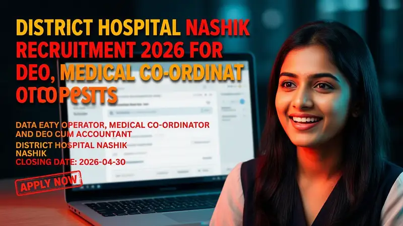District Hospital Nashik Recruitment 2026