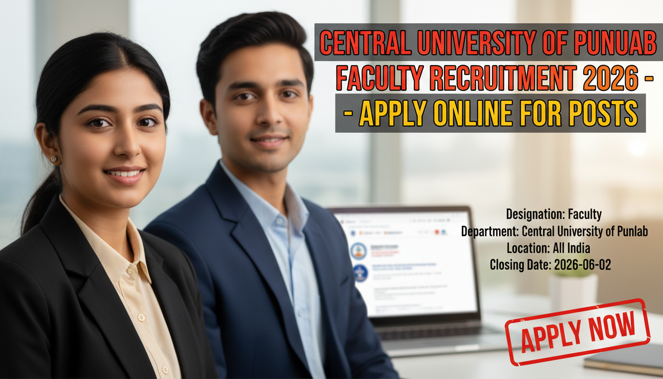 Central University of Punjab Faculty Recruitment