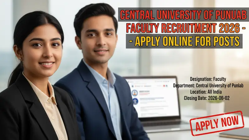 Central University of Punjab Faculty Recruitment
