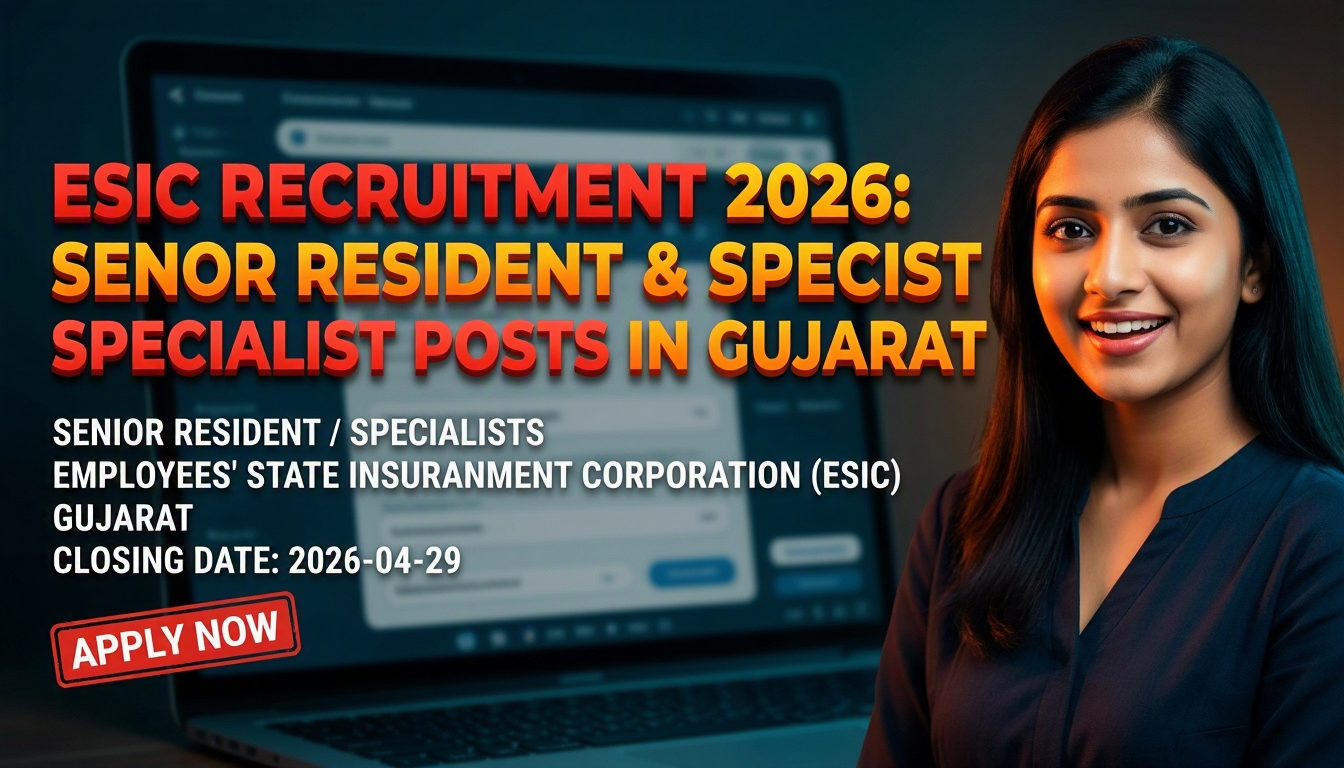 Employees' State Insurance Corporation (ESIC) Senior Resident / Specialists recruitment