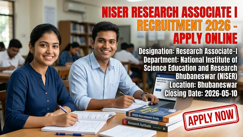 NISER Research Associate I Recruitment 2026