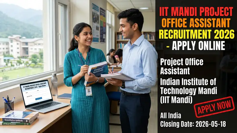 IIT Mandi Project Office Assistant recruitment