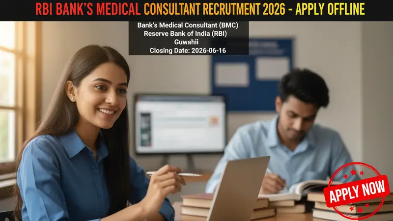 Reserve Bank of India (RBI) Bank's Medical Consultant recruitment