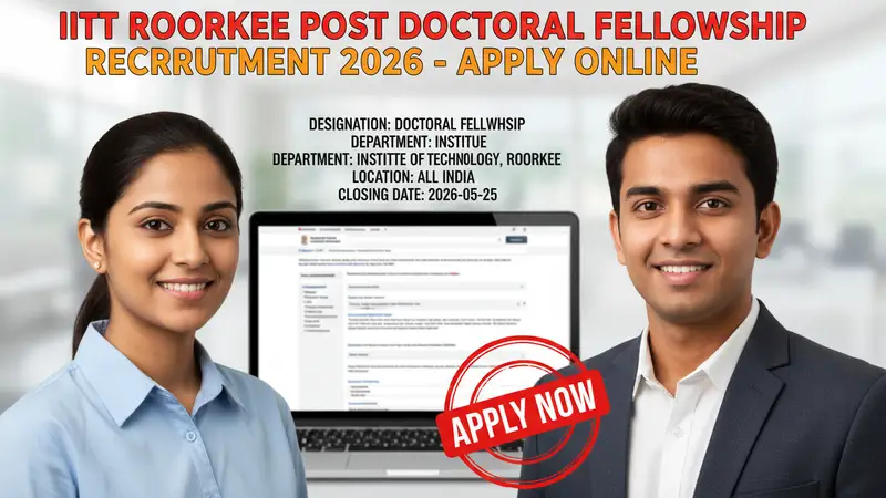 IIT Roorkee Post Doctoral Fellowship recruitment