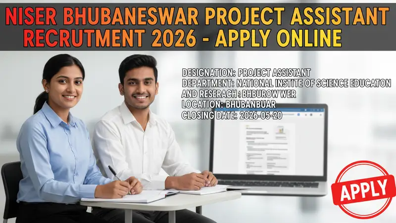 NISER Bhubaneswar Project Assistant recruitment