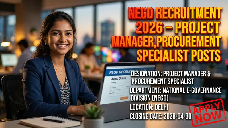 National e-Governance Division (NeGD) Project Manager & Procurement Specialist recruitment
