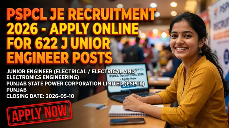 PSPCL Junior Engineer Recruitment 2026