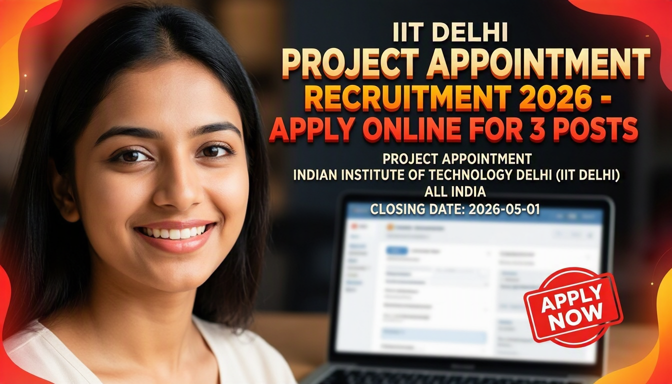 IIT Delhi Project Appointment Recruitment 2026