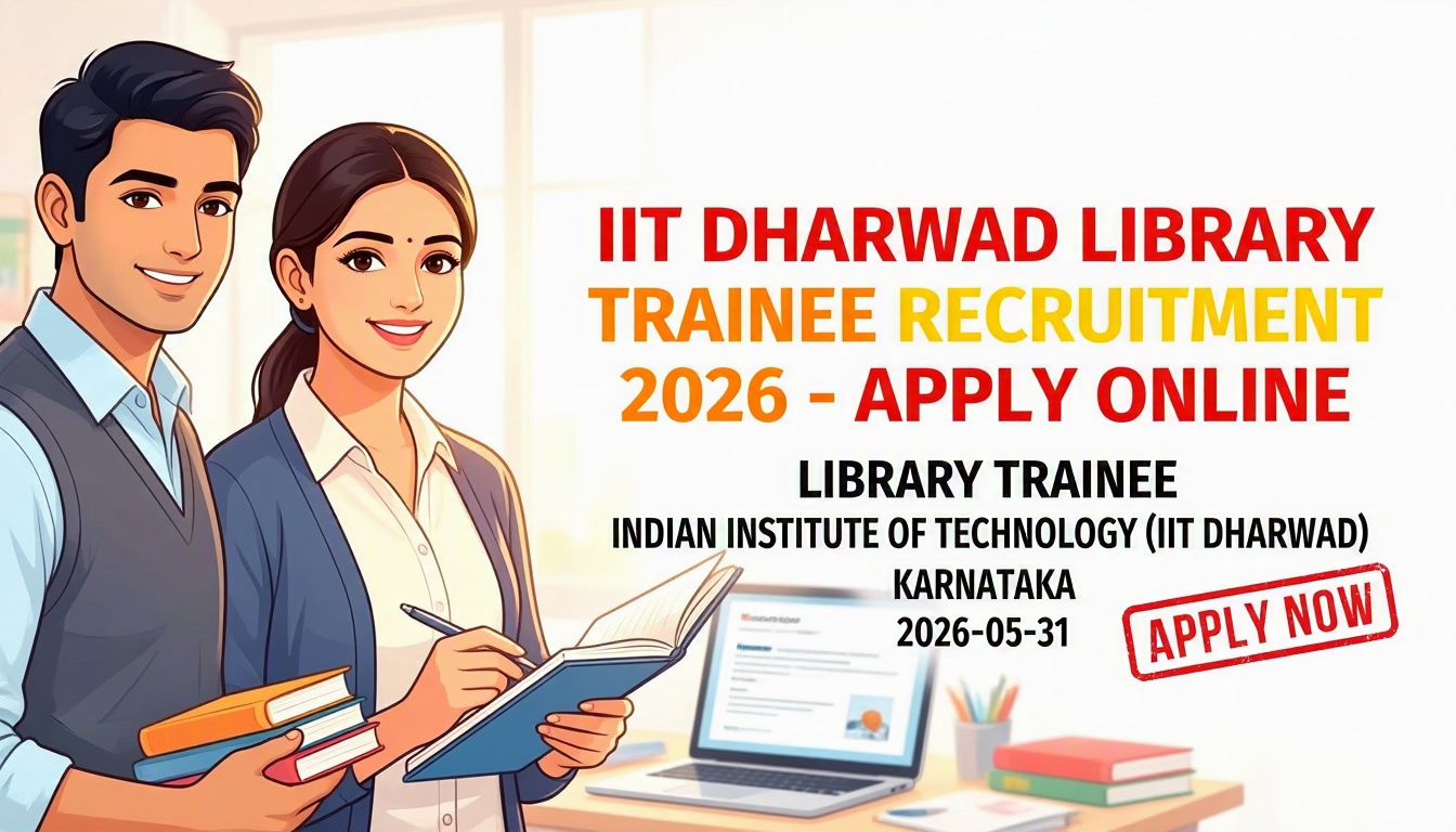 IIT Dharwad Library Trainee recruitment