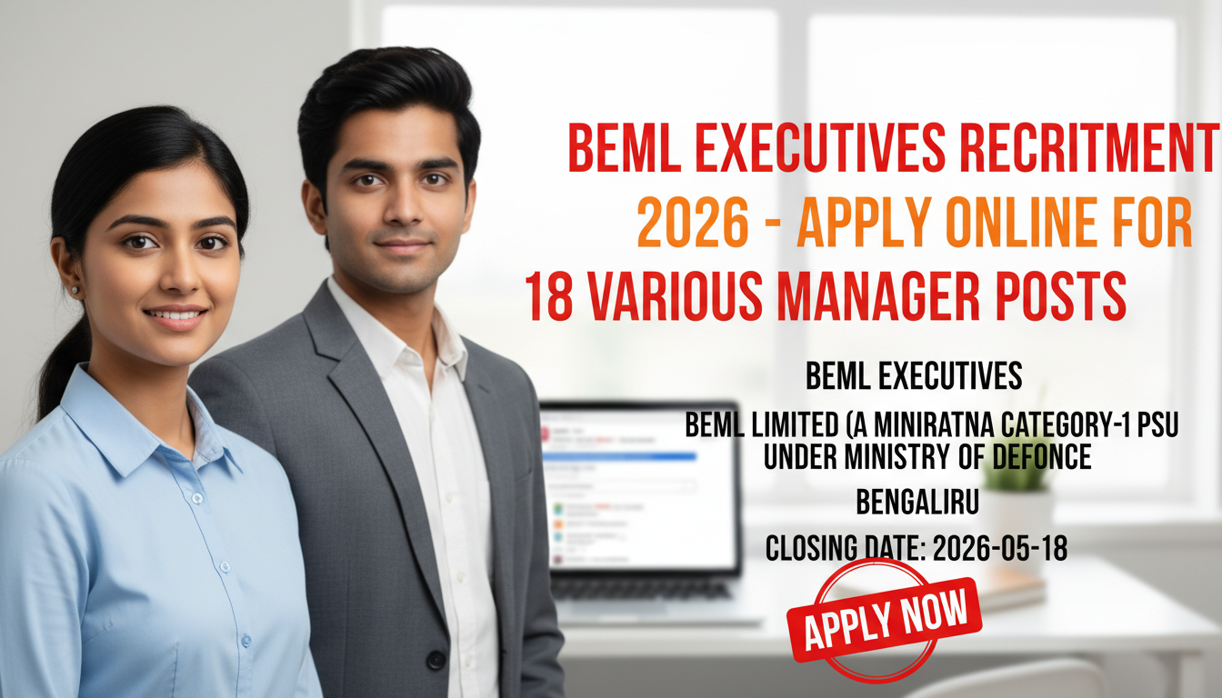 BEML Executives Recruitment 2026