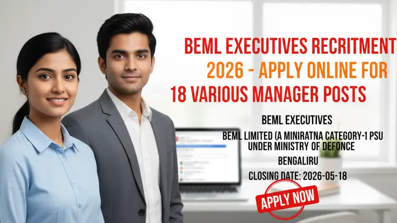 BEML Executives Recruitment 2026