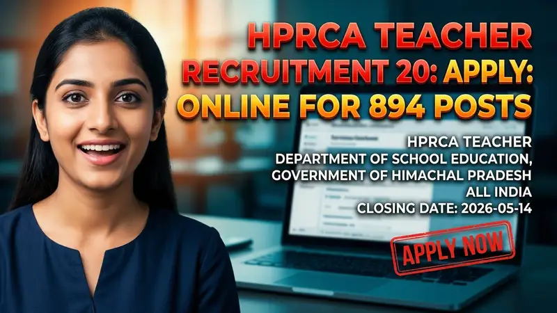 HPRCA Teacher Recruitment 2026 notification