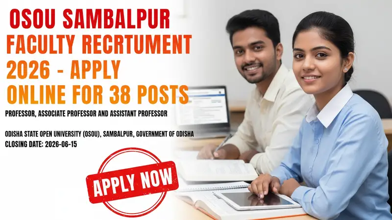 OSOU Sambalpur Faculty Recruitment 2026
