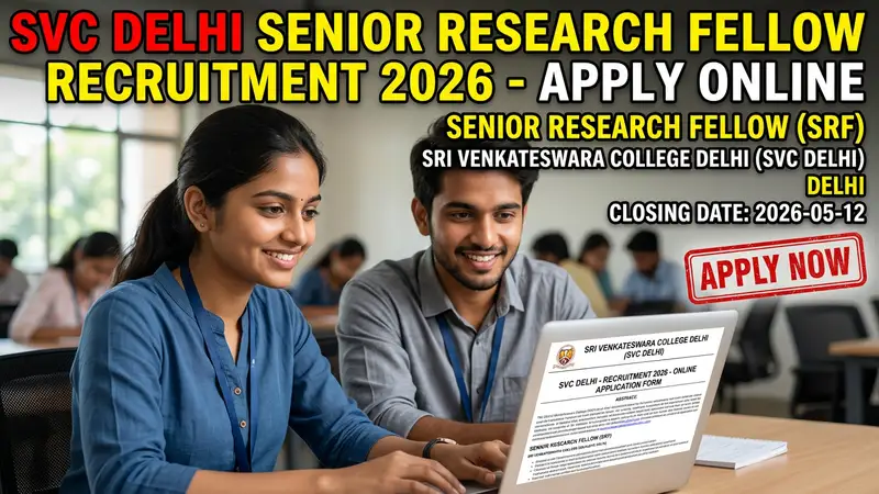 Sri Venkateswara College Delhi Senior Research Fellow recruitment