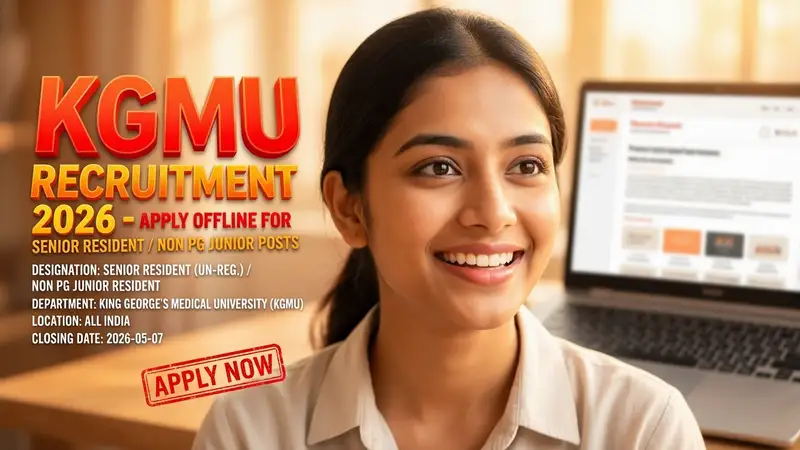 KGMU Senior Resident and Non PG Junior Resident Recruitment 2026