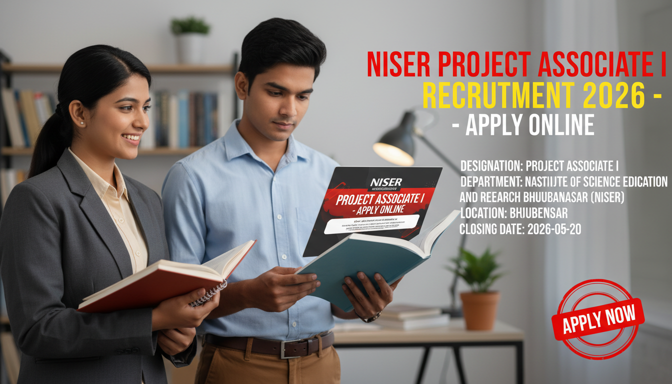 NISER Project Associate I Recruitment 2026