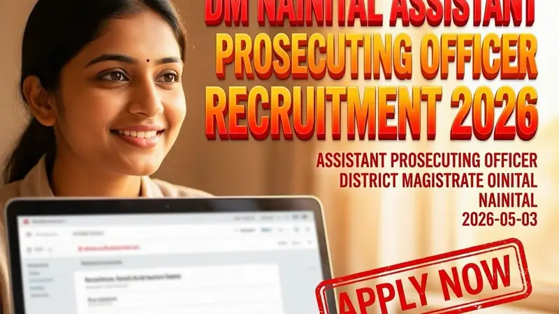 District Magistrate Nainital Assistant Prosecuting Officer recruitment