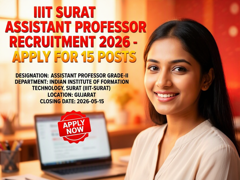 IIIT Surat Assistant Professor Grade-II Recruitment 2026