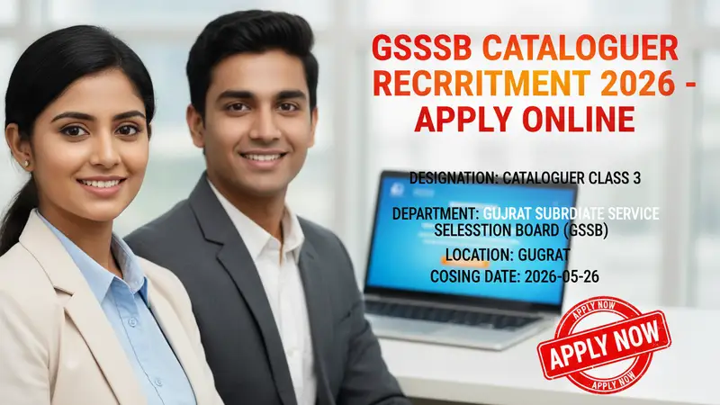 GSSSB Cataloguer Class 3 Recruitment 2026