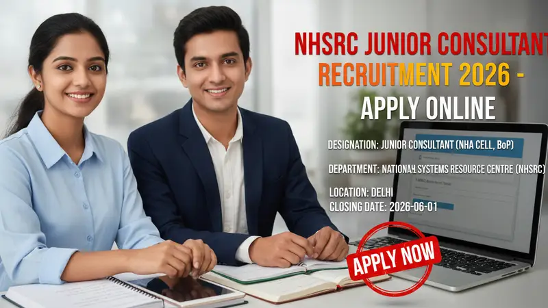 National Health Systems Resource Centre (NHSRC) Junior Consultant recruitment