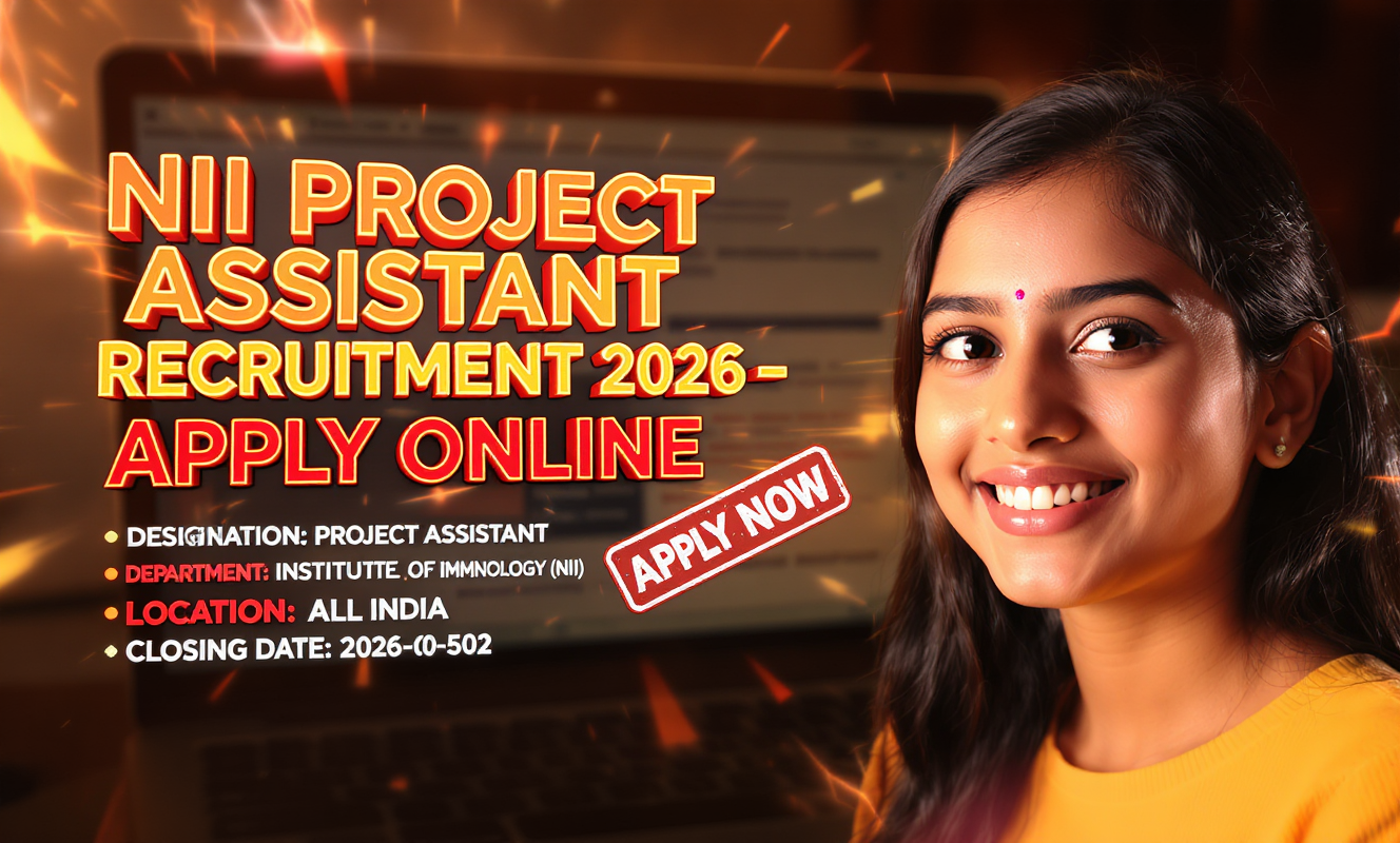 National Institute of Immunology (NII) Project Assistant recruitment