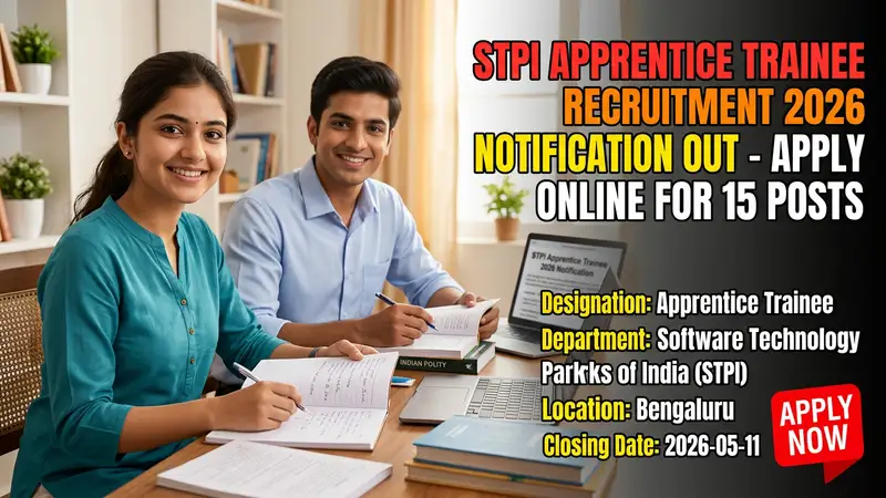 STPI Apprentice Trainee Recruitment 2026