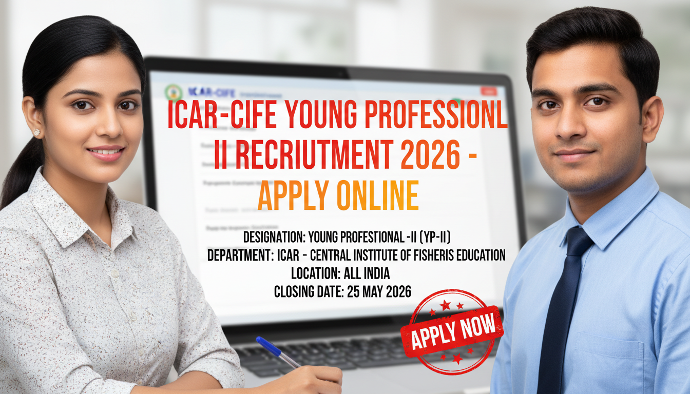 ICAR-CIFE Young Professional II recruitment