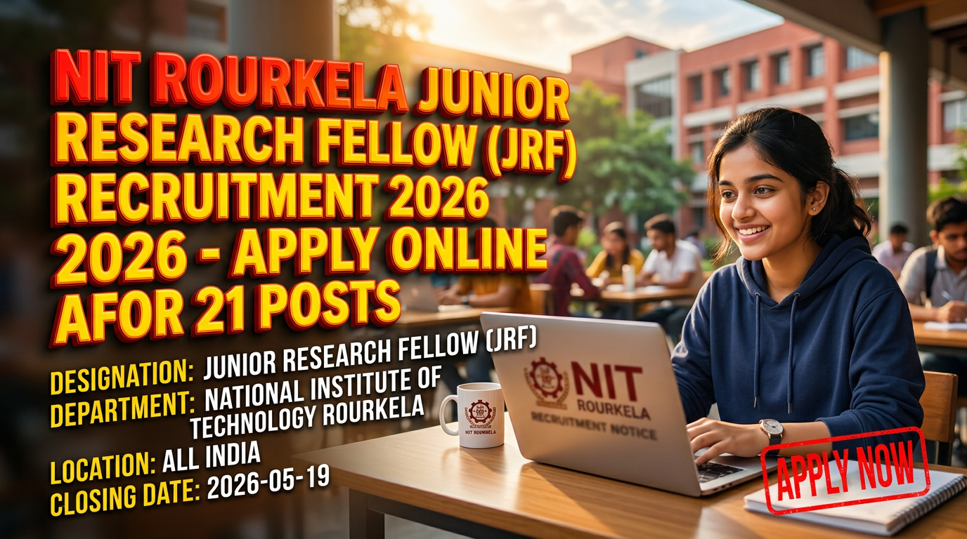 NIT Rourkela Junior Research Fellow Recruitment
