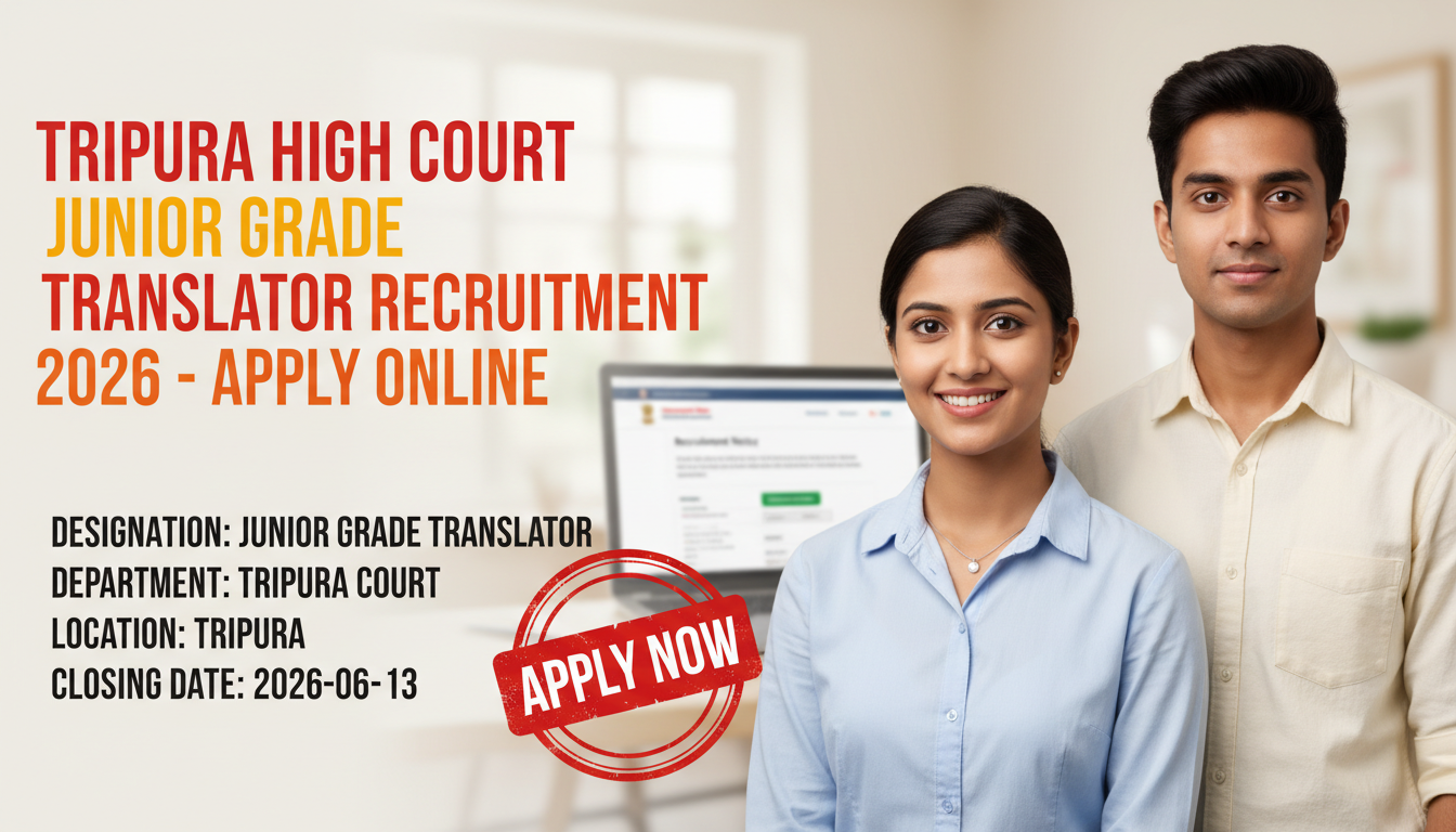 Tripura High Court Junior Grade Translator recruitment