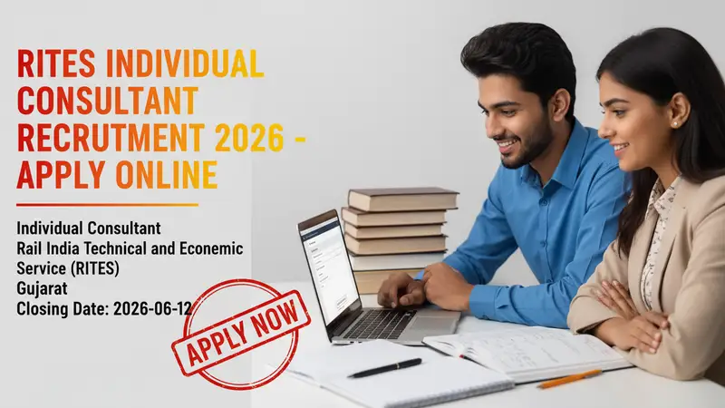 RITES Individual Consultant Recruitment 2026 notification for 2 posts in Gujarat