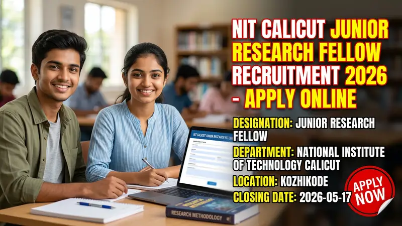 National Institute of Technology Calicut Junior Research Fellow recruitment