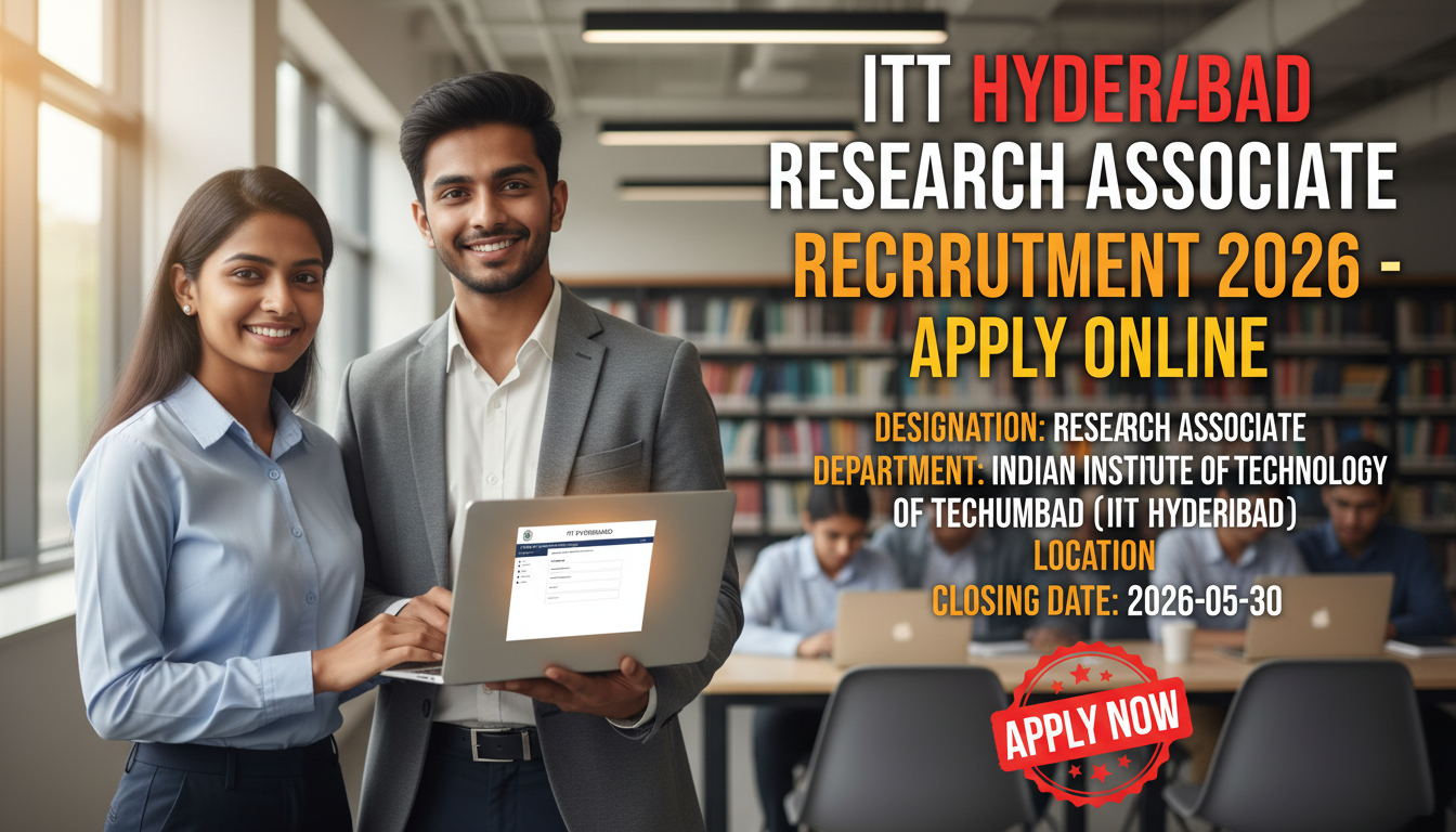 IIT Hyderabad Research Associate recruitment