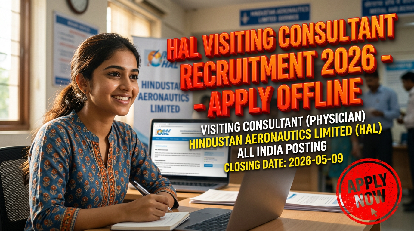 Hindustan Aeronautics (HAL) Visiting Consultant (Physician) recruitment