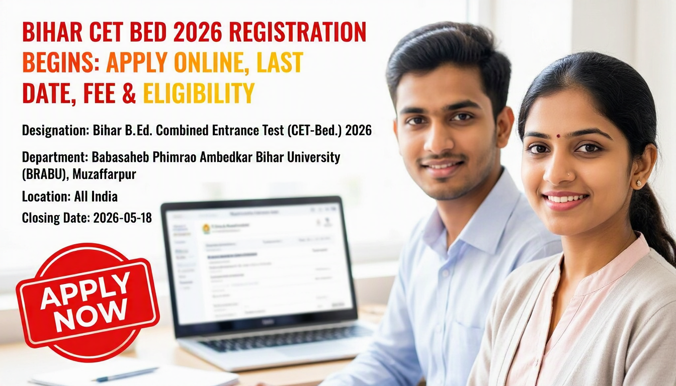 Bihar CET BEd 2026 by BRABU