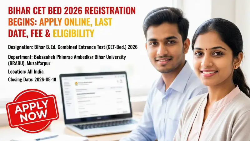 Bihar CET BEd 2026 by BRABU
