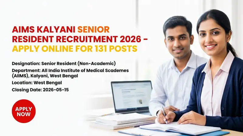 AIIMS Kalyani Senior Resident Recruitment 2026