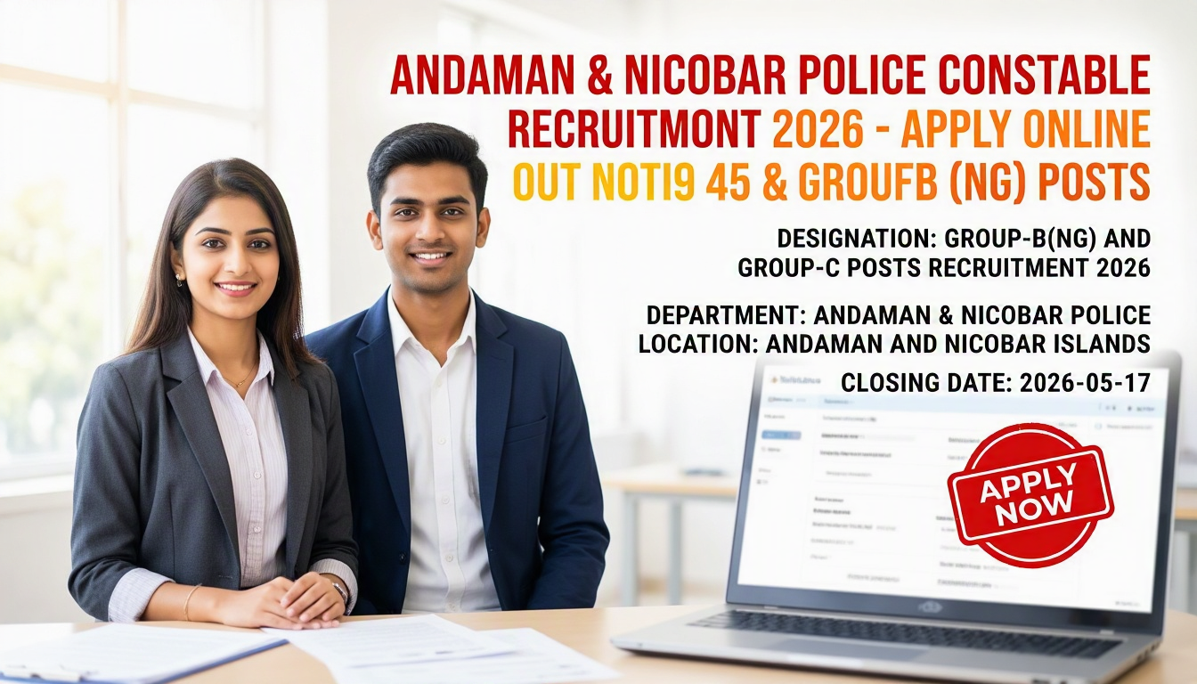 Andaman & Nicobar Police recruitment 2026