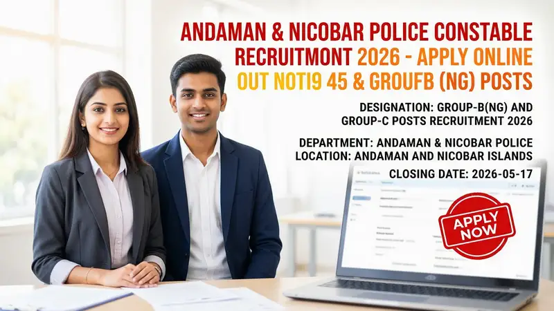 Andaman & Nicobar Police recruitment 2026