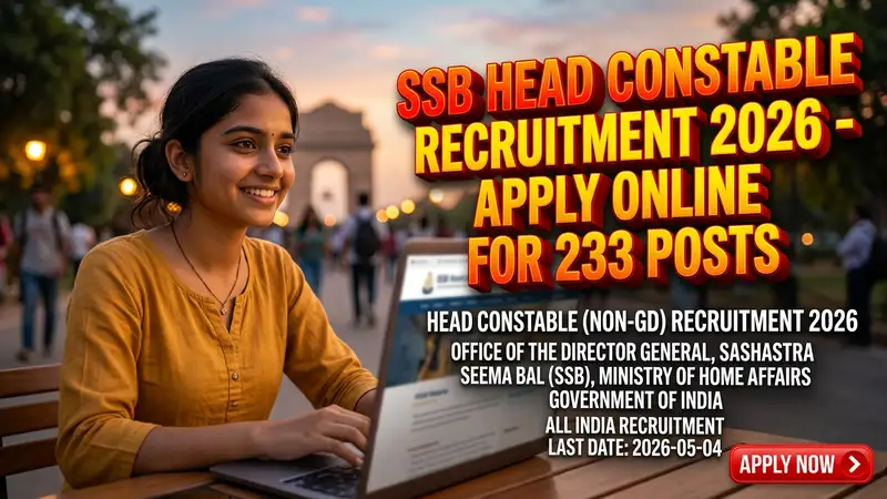 SSB Head Constable Recruitment 2026