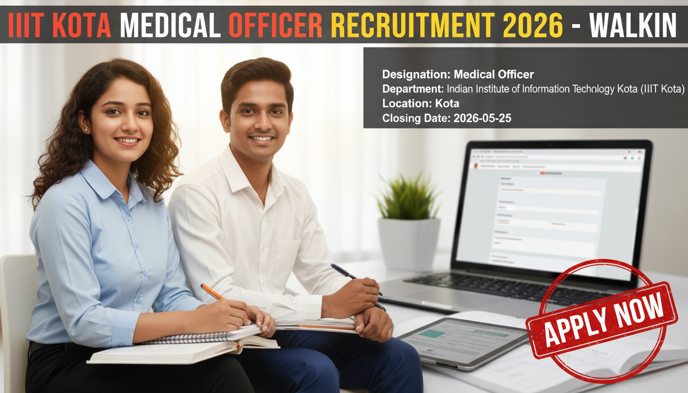 IIIT Kota Medical Officer Recruitment