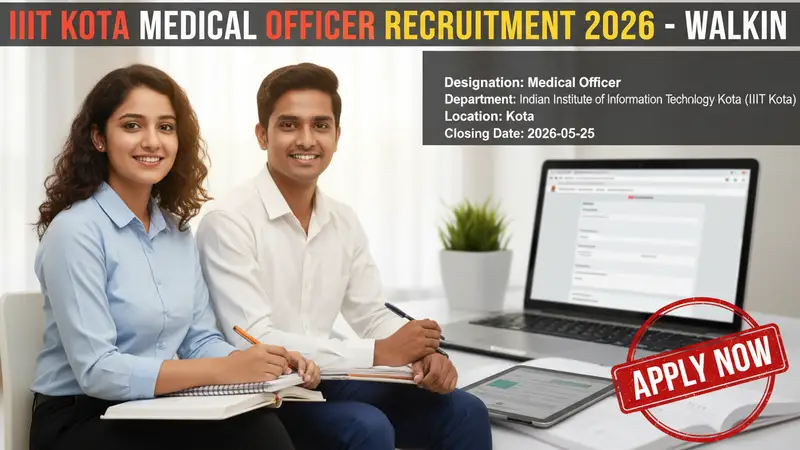 IIIT Kota Medical Officer Recruitment