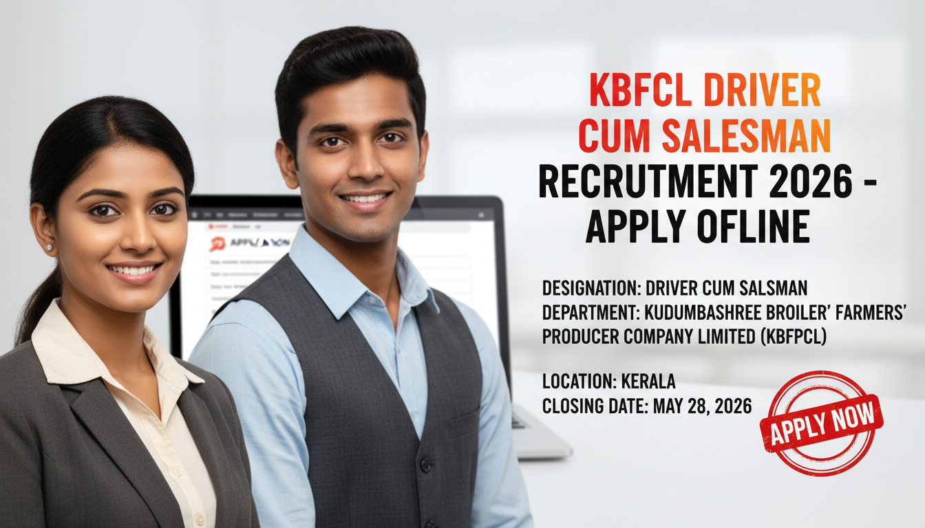 KBFPCL Driver cum Salesman recruitment