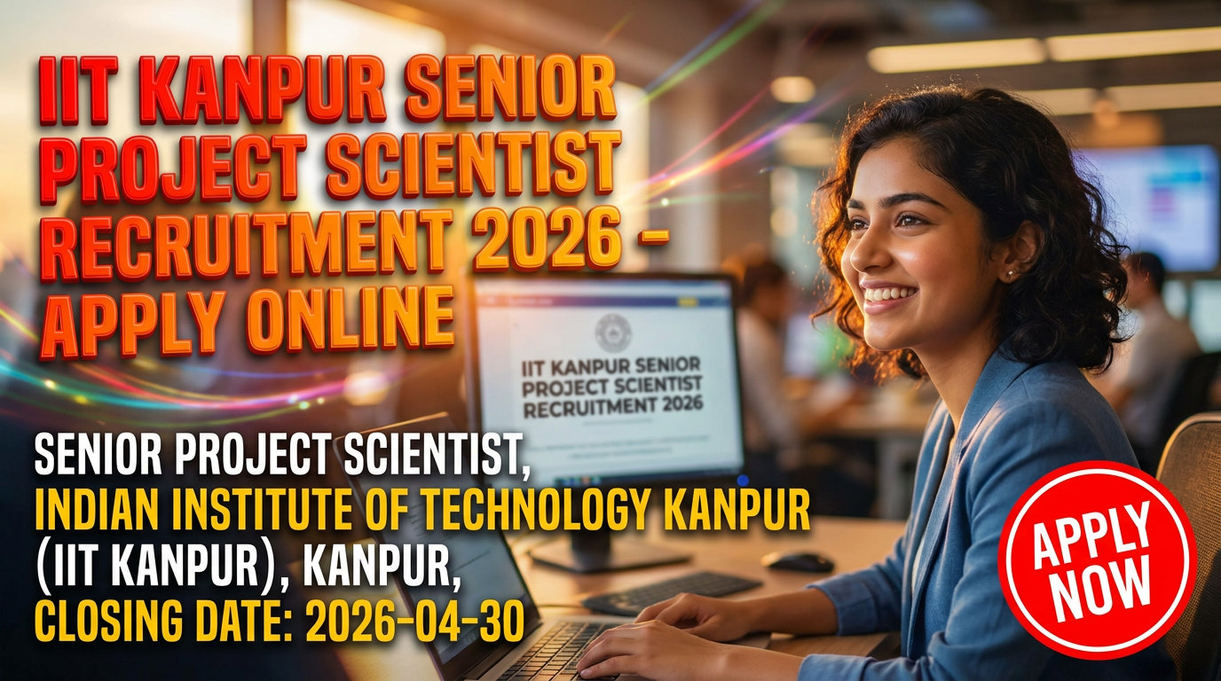 IIT Kanpur Senior Project Scientist recruitment